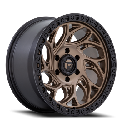 Aluminum Wheels 17X9 Runner OR D841 5 On 139.7 Bronze/Black Ring 78.1 Bore 1 Offset Fuel Off Road Wheels