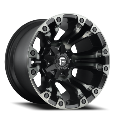 Aluminum Wheels 18X9 Vapor D851 6 On 135/6 On 139.7 Matte Black Gray Tint 106.1 Bore -13 Offset Fuel Off Road Wheels