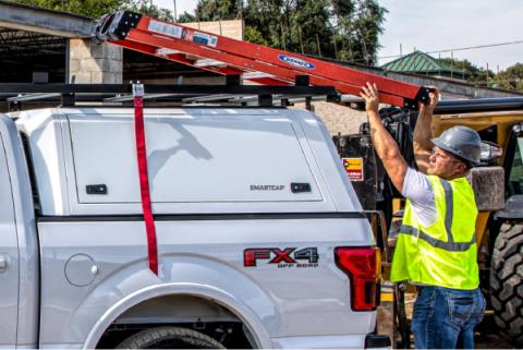 F-250/F-350 Truck Bed Cap SmartCapEVOc Commercial OEM White For 23-26 Ford F-250/F-350 Super Duty 6.8 Foot Standard Bed RSI SmartCap