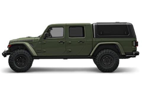 Gladiator Truck Bed Cap SmartCapEVO Sport Matte Black 20-26 Jeep Gladiator 5 Foot Short Bed SmartCap