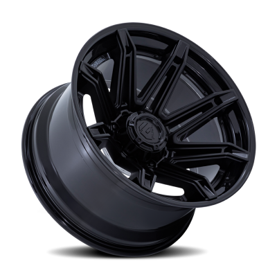 Aluminum Wheels 22X12 Brawl FC401MX 8 On 180 Matte Black/Gloss Black Lip 124.2 Bore -44 Offset Fuel Off Road Wheels