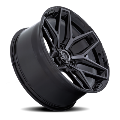 Aluminum Wheels 20X9 Flux 6 FC854BT 6 On 120 Gloss Black Brushed Gray Tint 66.9 Bore 20 Offset Fuel Off Road Wheels