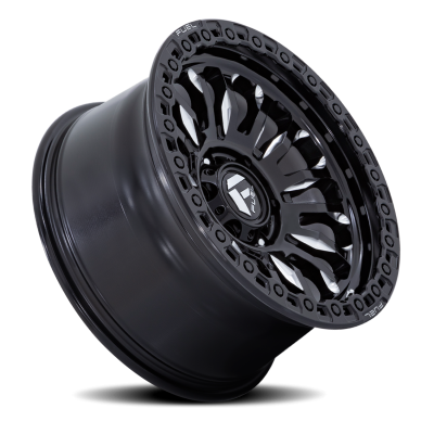 Aluminum Wheels 20X9 Rincon SBL FC857BE 8 On 180 Gloss Black Milled 124.2 Bore 20 Offset Fuel Off Road Wheels
