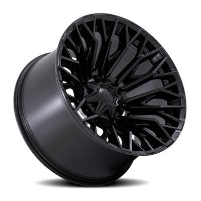 Aluminum Wheels 22X10 Strike FC865 MX 8 On 180 Blackout 124.2 Bore -18 Offset Fuel Off Road Wheels