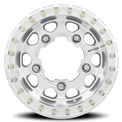 Aluminum Wheels 15x7 Buggy Beadlock MR103 Bolt Pattern 5 On 205 Offset -45 Lip Size 3.27 Raw Machined Method