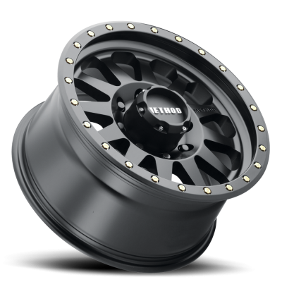 Aluminum Wheels 16x8 Double Standard MR304 Bolt Pattern 8 On 165.1 Offset 0 Lip Size 2.76 Matte Black MB Method
