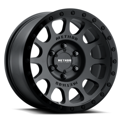 Aluminum Wheels 18x9 NV HD MR305 Bolt Pattern 8 On 180 Offset 18 Lip Size 1.38 Matte Black MB Method