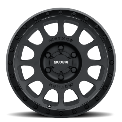 Aluminum Wheels 18x9 NV HD MR305 Bolt Pattern 8 On 180 Offset 18 Lip Size 1.38 Matte Black MB Method