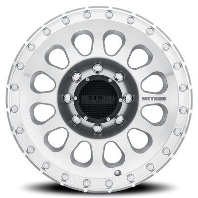 Aluminum Wheels 17x9 MR315 Bolt Pattern 8 On 170 Offset -12 Lip Size 1.65 Machined SL Clear Coat Method
