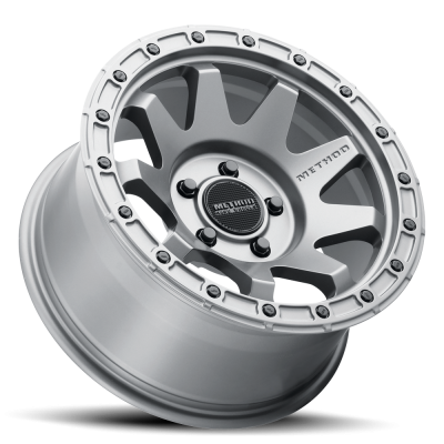 Aluminum Wheels 17x8.5 MR317 Bolt Pattern 5 On 127 Offset 0 Lip Size 0.83 Matte Titanium GY Method
