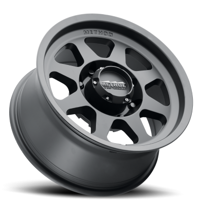 Aluminum Wheels 17x9 Bead Grip MR701 Bolt Pattern 8 On 165.1 Offset -12 Lip Size 1.97 Matte Black MB Method
