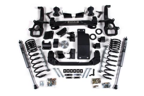 4 Inch Lift Kit for 2025 Ram 1500 4WD 4 Inch Front 3 Inch Rear Suspension Lift System Standard Bore Fox Adv Rear Shocks Zone Offroad