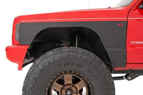 Jeep Front Upper and Lower Quarter Panel Armor 97-01 Cherokee XJ Rough Country