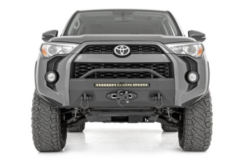 Front Bumper Hybrid 20 Inch Black LED Amber Toyota 4Runner 2WD/4WD (14-24) Rough Country