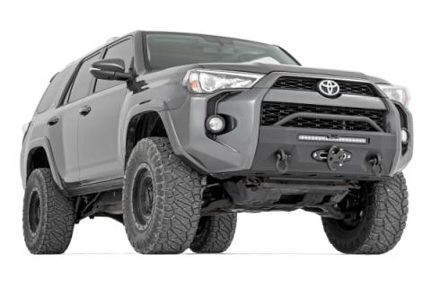 Front Bumper Hybrid 20 Inch Black LED Amber Toyota 4Runner 2WD/4WD (14-24) Rough Country