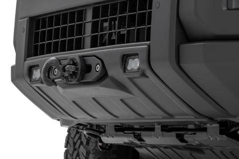 Hidden Winch Mount Yellow SAE Fog Toyota Land Cruiser 4WD (2024-2026) Rough Country