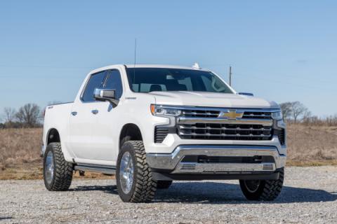 3.5 Inch Lift Kit Vertex/V2 Red Chevy Silverado 1500 2WD/4WD (2025-2026) Rough Country