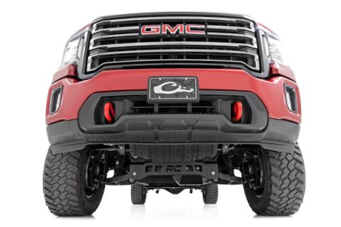 7 Inch Lift Kit Torsion Drop Vertex w/ Overloads Silverado/Sierra 2500HD/3500HD (20-26) Rough Country