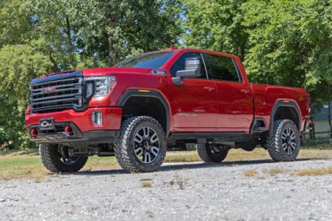 7 Inch Lift Kit Torsion Drop Vertex w/ Overloads Silverado/Sierra 2500HD/3500HD (20-26) Rough Country