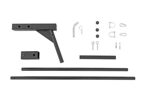 Flag Pole Holder Single 2 &amp; 2.5 Inch Inch Hitch w/ Flag Pole Rough Country