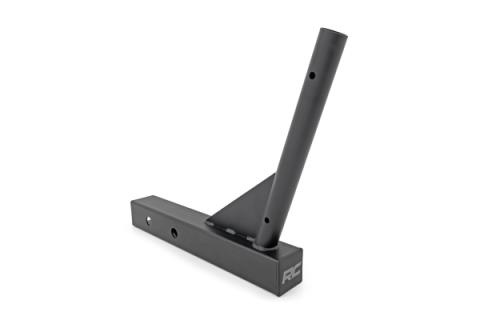 Flag Pole Holder Single 2 &amp; 2.5 Inch Inch Hitch w/ Flag Pole Rough Country