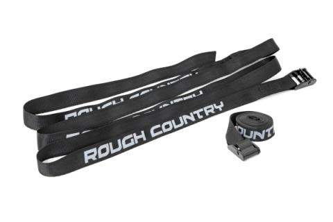 Cargo Tie-Down Straps Cam Buckle 1 Inch X 9 Foot Pair Rough Country
