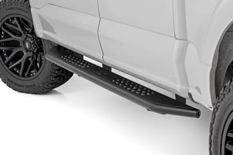 OV2 Running Boards Side Step Bars Crew Cab Ford F-150/Lightning/F-250/F-350 (15-26) Rough Country