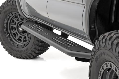 OV2 Running Boards Side Step Bars Crew Cab Toyota Tacoma 2WD/4WD (16-23) Rough Country