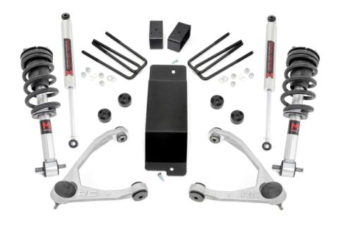 3.5 Inch Lift Kit Forged UCA M1 Strut - Silverado/Sierra 1500 (14-16) Rough Country