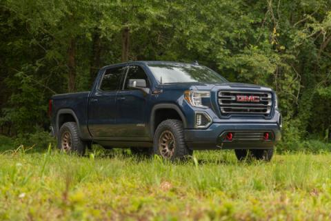 3.5 Inch Lift Kit Mono Leaf Rear Red GMC Sierra 1500 2WD/4WD (2019-2024) Rough Country