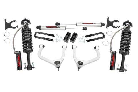 3.5 Inch Vertex Suspension Lift Kit w/ Forged Upper Control Arms w/V2 Shocks For 19-21 Chevy 1500 PU 4WD/2WD Rough Country