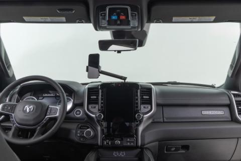 Dash Mount 8 Inch Non-Mag Safe Mount Kit 8in Screen Ram 1500 2WD/4WD (19-26) Rough Country