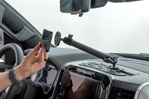 Dash Mount 10 Inch Mag Safe Mount Kit 8in Screen Ram 1500 2WD/4WD (19-26) Rough Country