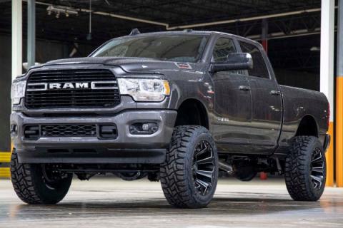 5.0 Inch Dodge Suspension Lift Kit Standard Rate Coil Springs Radius Arms 19-Up Ram 2500 4WD w/ AISIN Transmission Diesel Rough Country