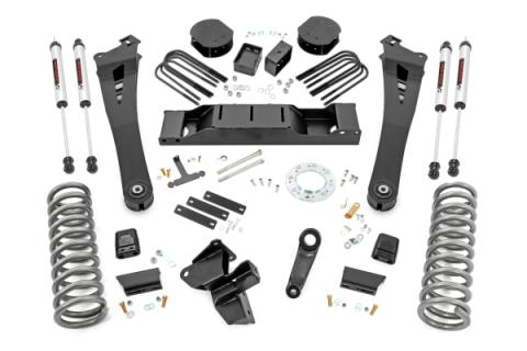 5 Inch Lift Kit Diesel AISIN V2 Ram 3500 4WD (2019-2024) Rough Country