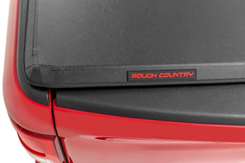 Soft Tri-Fold Bed Cover 6 Foot 7 Inch Bed Ford F-150 2WD/4WD (2009-2014) Rough Country