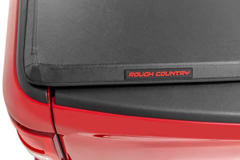 Soft Tri-Fold Bed Cover 4 Foot 6 Inch Bed Ford Maverick 2WD/4WD (2022-2026) Rough Country