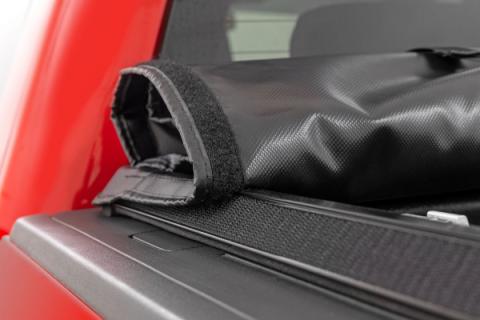 Soft Roll Up Bed Cover 6 Foot 7 Inch Bed Silverado/Sierra 1500/2500HD/3500HD (14-19 &amp; Classic) Rough Country