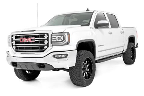 RPT2 Running Boards Crew Cab Silverado/Sierra 1500/2500HD/3500HD (07-18 &amp; Classic) Rough Country