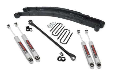 2.5 Inch Leveling Kit Leaf Spring Ford F-250/F-350 Super Duty 4WD (99-04) Rough Country