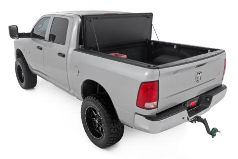 Hard Tri-Fold Flip Up Bed Cover 6 Foot 4 Inch Bed Ram 1500/2500/3500 (10-25 &amp; Classic) Rough Country