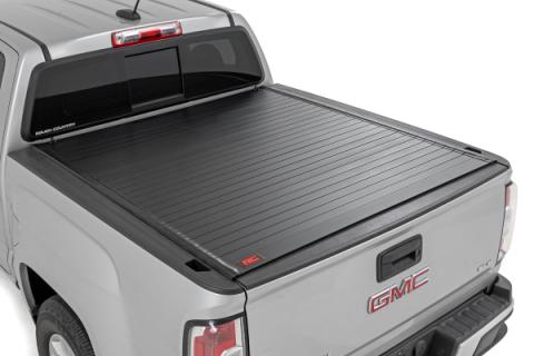 Hard Roll Up Bed Cover 5 Foot Bed Chevy/GMC Canyon/Colorado 2WD/4WD (15-22) Rough Country