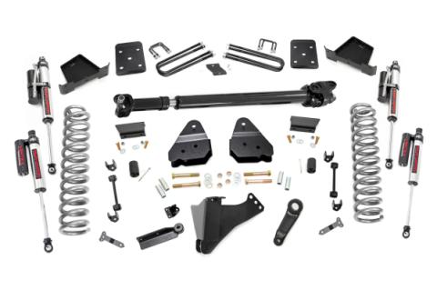 6 Inch Suspension Lift Kit w/Front Drive Shaft Vertex 17-19 F-250 4WD w/Overloads Diesel Rough Country