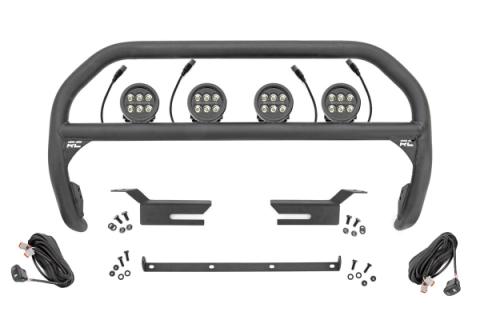 Nudge Bar 3.5 Inch Round Led (x4) Ford Bronco 4WD (2021-2025) Rough Country