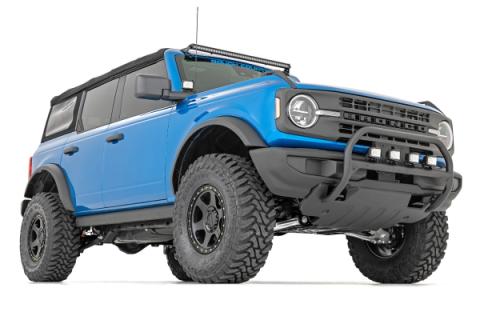 Nudge Bar 4 Inch Round Led (x4) 21-Up Ford Bronco 4WD Rough Country