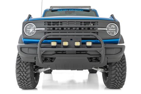 Nudge Bar 3 Inch Osram Wide Angle Led (x4) 21-Up Ford Bronco 4WD Rough Country