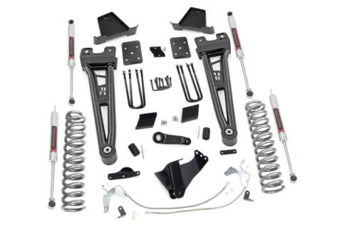 6 Inch Lift Kit Diesel Radius Arm M1 OVLD Ford F-250 Super Duty 4WD (11-14) Rough Country