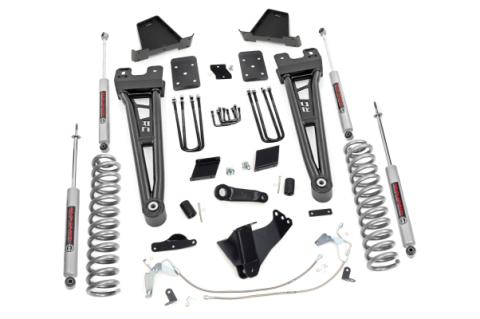 6 Inch Lift Kit Diesel Radius Arm No OVLD Ford F-250 Super Duty (15-16) Rough Country