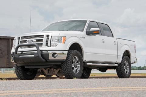 3 Inch Lift Kit N3 Struts Red Ford F-150 4WD (2009-2013) Rough Country