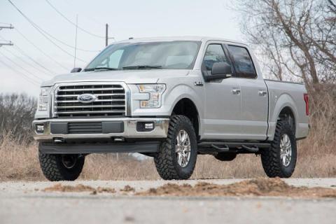 3 Inch Lift Kit UCAs Vertex/V2 Red Ford F-150 4WD (2014-2020) Rough Country
